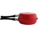 Ver imagem 6 de Omeleteira Frigideira Dupla Para Omelete Antiaderente Vermelha Brinox Garlic