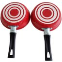 Ver imagem 7 de Omeleteira Frigideira Dupla Para Omelete Antiaderente Vermelha Brinox Garlic