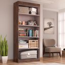 Ver imagem 3 de Multiuso Miriam 2 Portas 1,85m Chocolate/off White