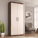 Ver imagem 1 de Multiuso Miriam 2 Portas 1,85m Chocolate/off White