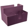 Kit Porta Sachês Guardanapos Açúcar Porta Cápsulas Nespresso Cromado com Purple - 6