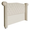 Ver imagem 2 de Conjunto Sienna Cabeceira e Recamier Solteiro 90 cm Suede Bege