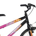 Ver imagem 4 de BICICLETA INFANTIL ARO 20 BRAVE PRETO E PINK VERDEN BIKES
