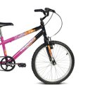 Ver imagem 2 de BICICLETA INFANTIL ARO 20 BRAVE PRETO E PINK VERDEN BIKES