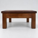 Ver imagem 7 de Mesa de Centro Sala Retangular Madeira Maciça 75x55 Pé Reto Castanho