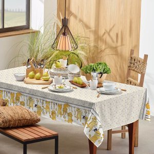 Toalha de Mesa 6 Lugares Basic Gatinhos