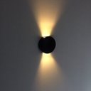Ver imagem 2 de Arandela Redonda Externa Facho Duplo Aberto G9 Marrom Acl12