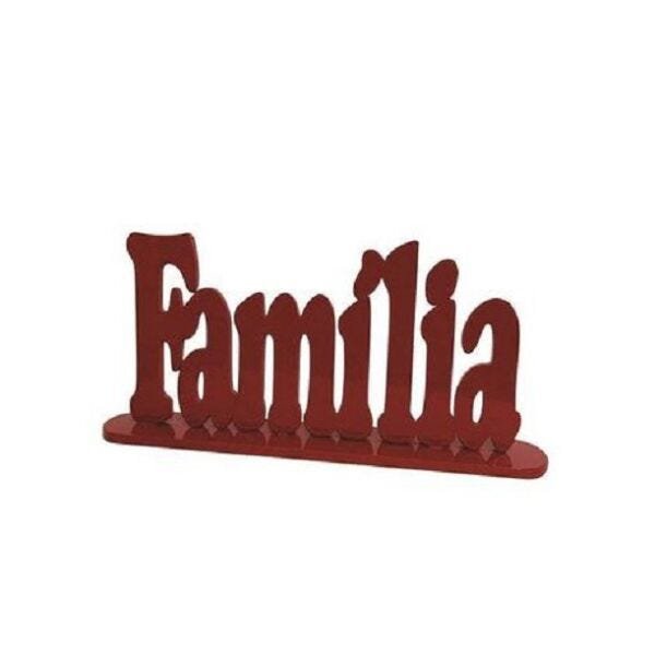 NOME DE MESA DECORAÇÃO PALAVRA FAMILIA - 2