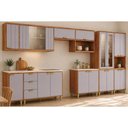Ver imagem 1 de Cozinha Completa 9 Peças Elena CZ541 Cinamomo/Platina MGM