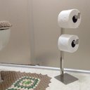 Ver imagem 6 de Papeleira Dupla de Chão Lavabo Porta Rolo Papel Higiênico