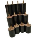 Ver imagem 4 de Kit de 12 Pés de Madeira Anti Refluxo Conjunto de Pés de Madeira