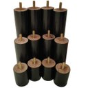 Ver imagem 1 de Kit de 12 Pés de Madeira Anti Refluxo Conjunto de Pés de Madeira