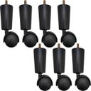 Ver imagem 1 de Kit 7 Pé de Cama Box Casal Rodinhas para Móveis Pé para Cama