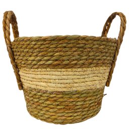 Kit 3 Cestos Rusticos Decorativos Fibra Natural Partna 4028be - 2