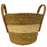 Kit 3 Cestos Rusticos Decorativos Fibra Natural Partna 4028be - 2