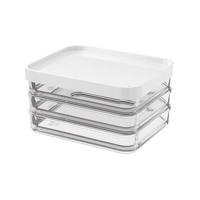 Pote Coza Clear Trio 840ml Branco 207703007