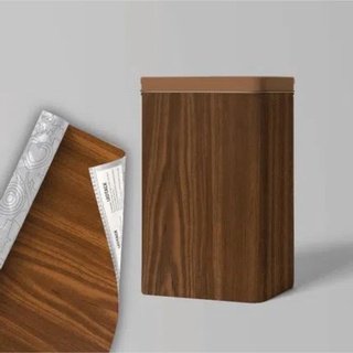 Papel Adesivo madeira tipo contact c/5 Metros cor:jacaranda - 1