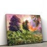 Quadro Decorativo em Tecido Canvas 60x90cm pintura arvores2 - 1