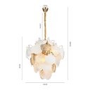 Ver imagem 5 de Lustre Pendente Nordecor Musche 2903 Ouro Brilho E14 Bivolt