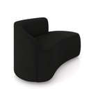 Ver imagem 6 de Sofá 2 Lugares Orgânico 140 Cm Morgan Veludo Preto D03 - D’Rossi