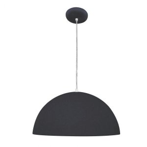 Pendente para 3 Lâmpadas Meia Lua Alumínio 40cm Aquarela do Brasil Clean Bronzearte