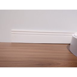 Eva Flexível 10x1cm Metros Rodapé Moldura Autocolante Boiserie Roda Meio 10mm de espessura 12 metros - 3