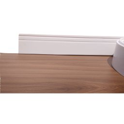 Eva Flexível 10x1cm Metros Rodapé Moldura Autocolante Boiserie Roda Meio 10mm de espessura 12 metros - 4