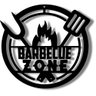 Decoração Barbecue Zone Para Edícula Churrasqueira 50 x 46cm - 8