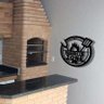 Decoração Barbecue Zone Para Edícula Churrasqueira 50 x 46cm - 4