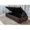 Ver imagem 1 de Cama Box Baú Solteiro 88 X 188 - Marrom