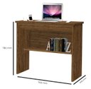 Ver imagem 2 de Mesa / Escivaninha Vit para Estudo 1 Gaveta com Chave Cor Canela Romar