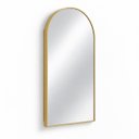 Ver imagem 3 de Espelho Decorativo Arco Borda Dourada 60x120cm Luxo Goldenx