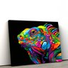 Quadro Decorativo em Tecido Canvas 60x90cm Iguana colorida - 1