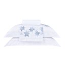 Ver imagem 1 de Jogo de Cama Queen Size Bud Vision Silver Bloom 4 Peças 300 Fios Cetim 100% Algodão Buddemeyer