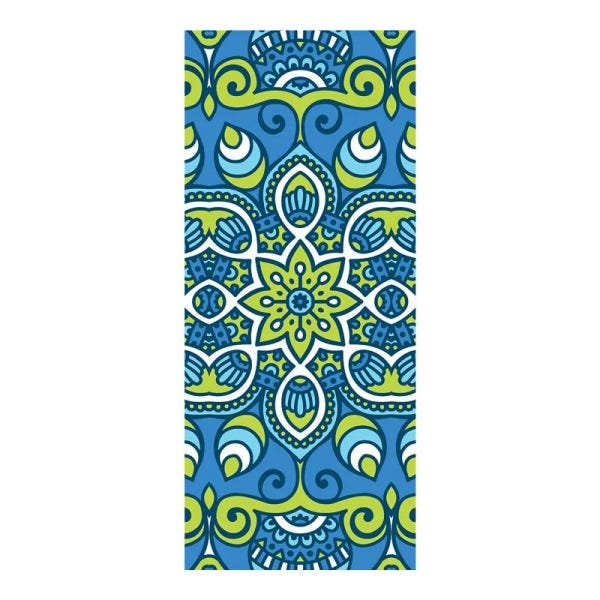 Adesivo Decorativo de Porta - Mandala - 2446cnpt - 1