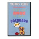 Ver imagem 5 de Kit 04 Placas de MDF Decorativas Dog 19,5x29,5 - D'Rossi