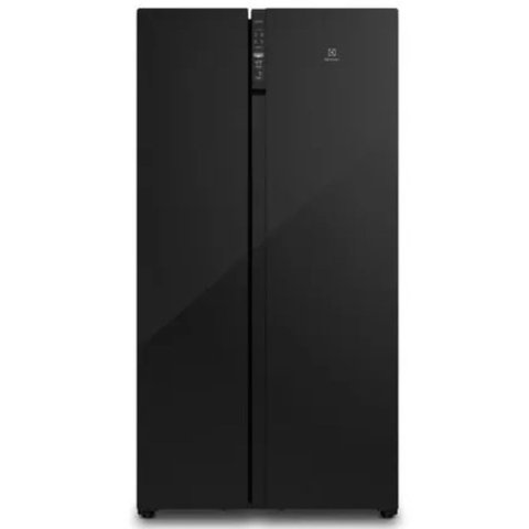 Geladeira Electrolux Side By Side Es5gb 531l Vidro Preto 110v 01572rb1235