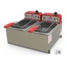 Fritador Batata Progás Pr20e 10l Elétrica 2 Cubas Voltagem:110V;Cor:Vermelho - 1