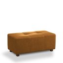 Ver imagem 5 de Kit 2 Puffs Decorativos Merlin Sala de Estar Couro Caramelo Manchado G88 - Gran Belo