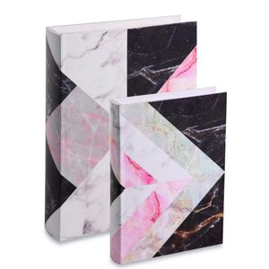 Kit Livro Caixa 2 Pçs 11800 Mart