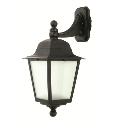 Arandela Externa Colonial Preto Suporte Superior Jardim Ali78