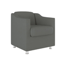 Ver imagem 4 de Kit 10 Poltronas Decorativa Reforçada Recepção Clinica Salão Suede:cinza