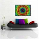 Ver imagem 2 de Quadro Decorativo Abstrato Linhas Modernas Salas Decorações Interiores Com Moldura