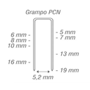 Ver imagem 4 de Grampo Molduras Madeira Macia Pcn 5 Mil Unidades