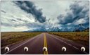 Ver imagem 1 de Porta Chaves Natureza Paisagens Estrada Asfalto Organizador Chaveiros