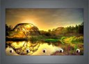 Ver imagem 3 de Porta Chaves Árvores Rio Lago Sol Natureza Paisagens Organizador Chaveiros