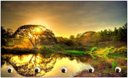 Ver imagem 1 de Porta Chaves Árvores Rio Lago Sol Natureza Paisagens Organizador Chaveiros