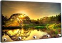 Ver imagem 2 de Porta Chaves Árvores Rio Lago Sol Natureza Paisagens Organizador Chaveiros