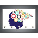 Ver imagem 2 de Porta Chaves Psicologia Psicologos Psiquiatria Medicina Consultórios Organizador Chaveiros