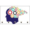 Ver imagem 1 de Porta Chaves Psicologia Psicologos Psiquiatria Medicina Consultórios Organizador Chaveiros